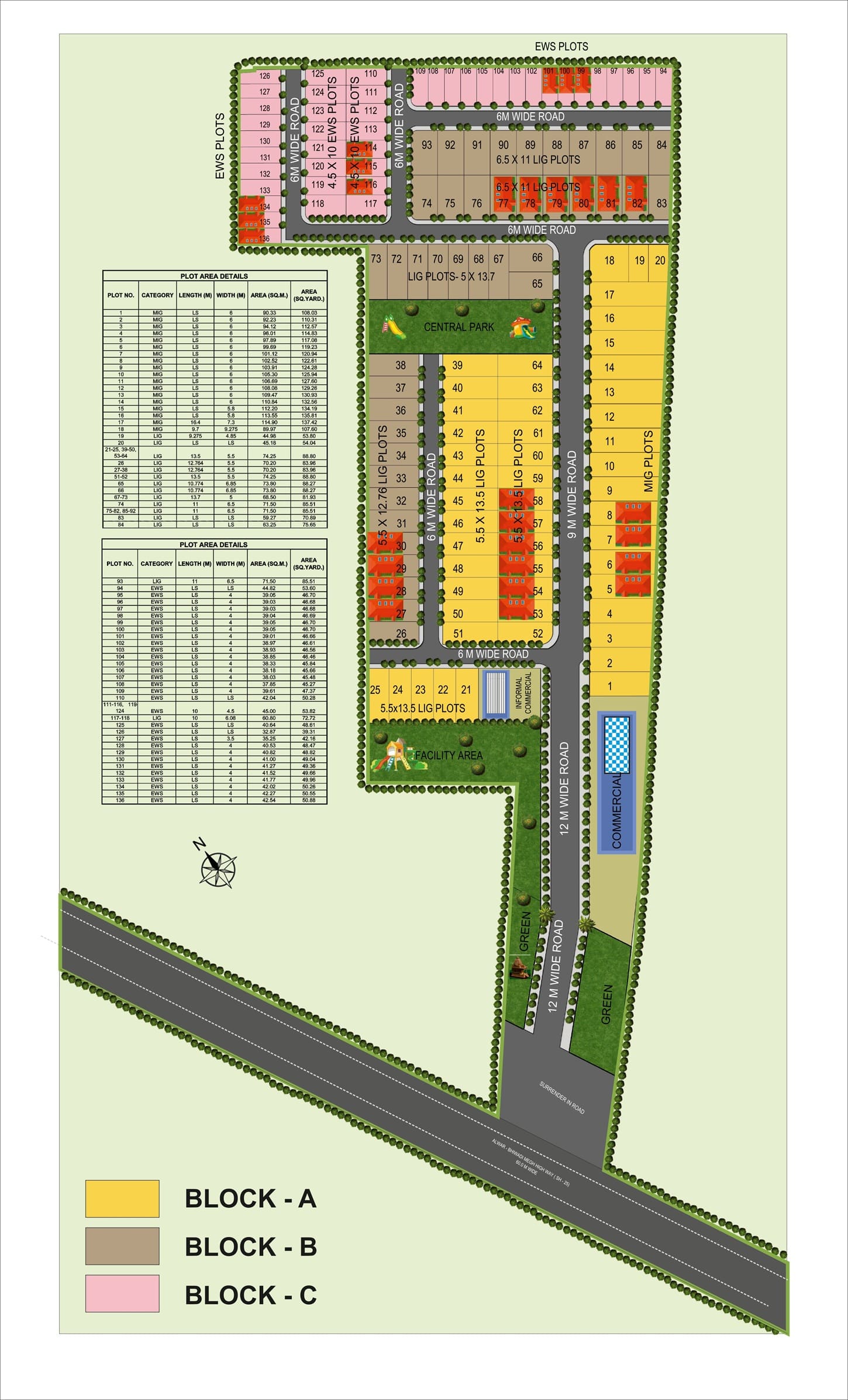 Yadu Residency Site Map